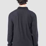 Playera Regular Negra para Hombre - Polo