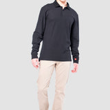 Playera Regular Negra para Hombre - Polo