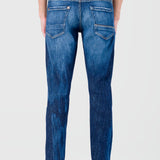 Jeans Moda Hombre Mezclilla Confort Risk Súper Skinny Blu Oggi