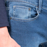 Jeans Skinny Azul para Hombre - Risk