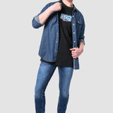 Jeans Skinny Azul para Hombre - Risk