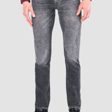 Jeans Skinny Negro para Hombre - Risk