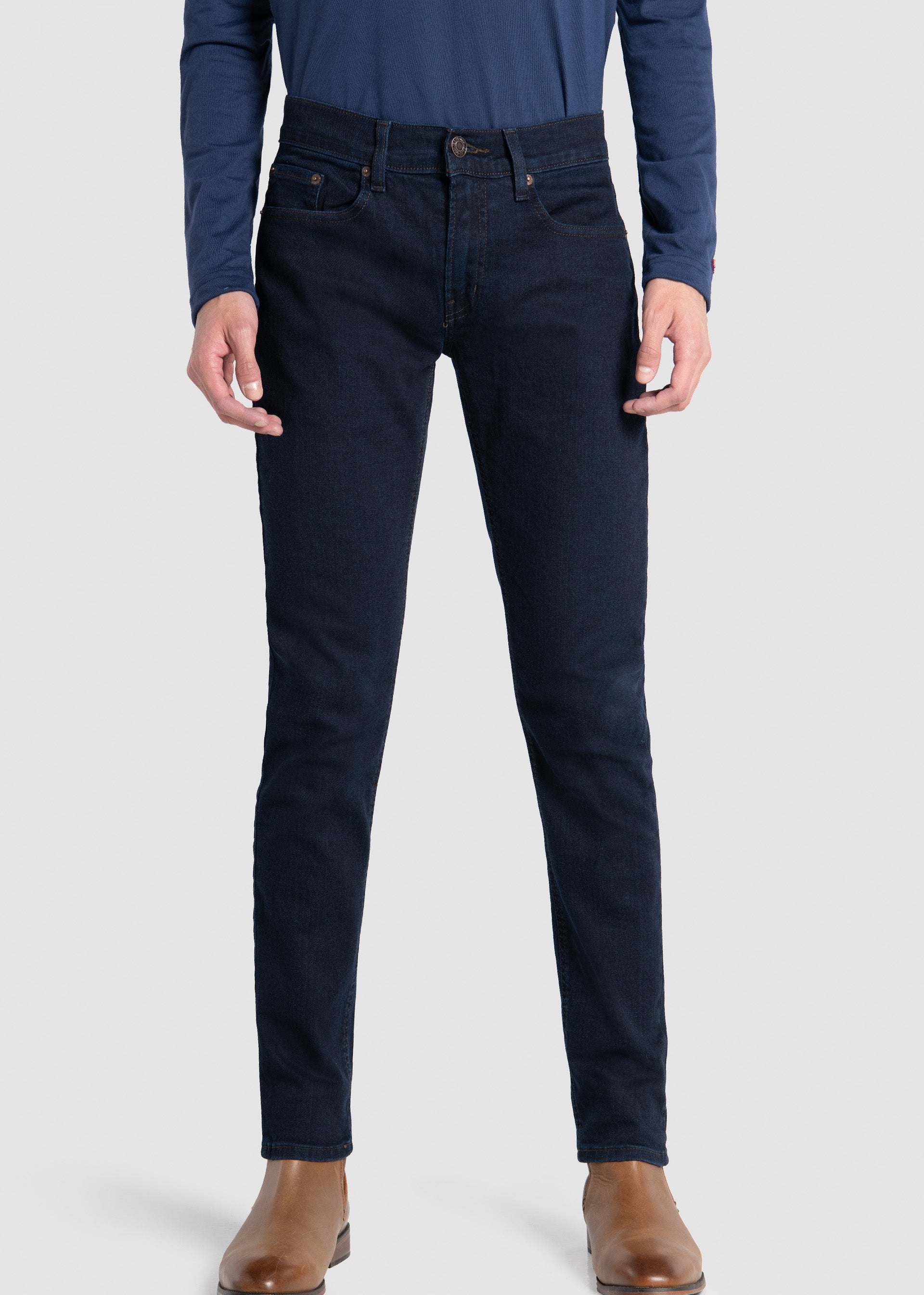 Jeans Hombre Mezclilla Stretch Risk Skinny Rebel Oggi