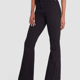 Jeans Moda Mujer Mezclilla Stretch Ruby Acampanado Black Oggi