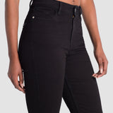 Jeans Moda Mujer Mezclilla Stretch Ruby Acampanado Black Oggi