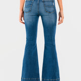 Jeans Moda Mujer Mezclilla Stretch Ruby Acampanado Súper Stone Oggi