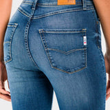 Jeans Moda Mujer Mezclilla Stretch Ruby Acampanado Súper Stone Oggi