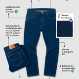 Jeans Ragnar RPV suavizado Relaxed Azul para Hombre