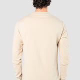 Sudadera Regular Khaki para Hombre - Manga Larga