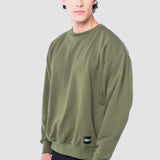 Sudadera Regular Olivo para Hombre - Manga Larga