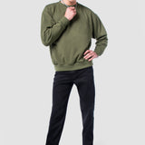 Sudadera Regular Olivo para Hombre - Manga Larga