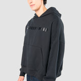 Sudadera Regular Negra para Hombre - Manga Larga
