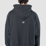 Sudadera Regular Negra para Hombre - Manga Larga