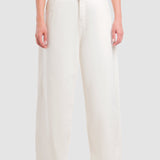Jeans Wide Leg Beige para Mujer