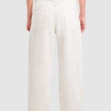Jeans Wide Leg Beige para Mujer
