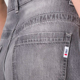 Jeans Wide Leg Negro para Mujer