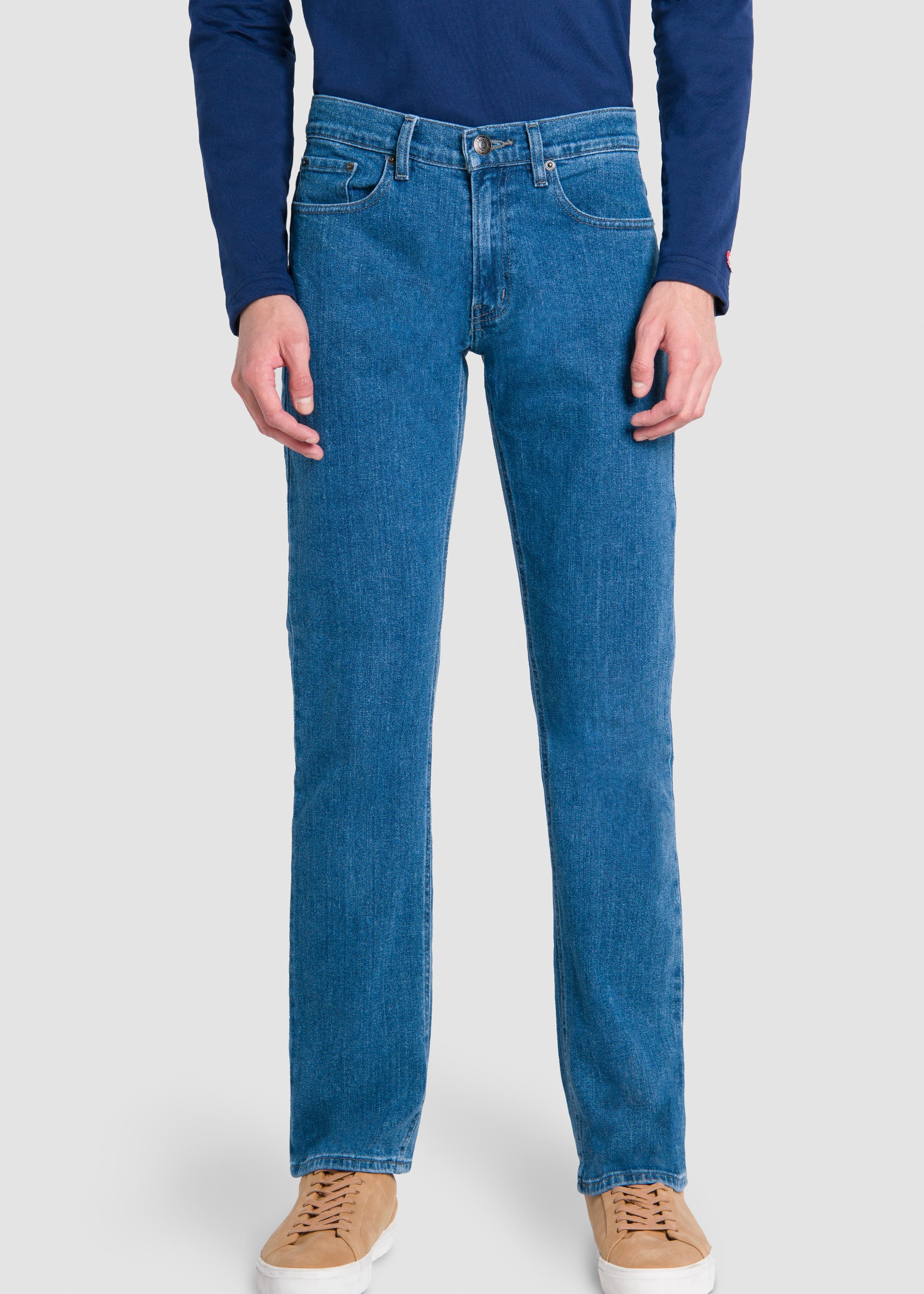 Jeans Hombre Mezclilla Stretch Vaxter Slim Straight Rebel Oggi