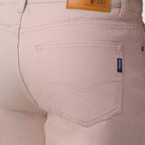 Jeans Slim Straight Beige para Hombre - Vaxter