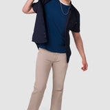 Jeans Slim Straight Beige para Hombre - Vaxter