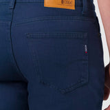 Jeans Slim Straight Azul Oscuro para Hombre - Vaxter