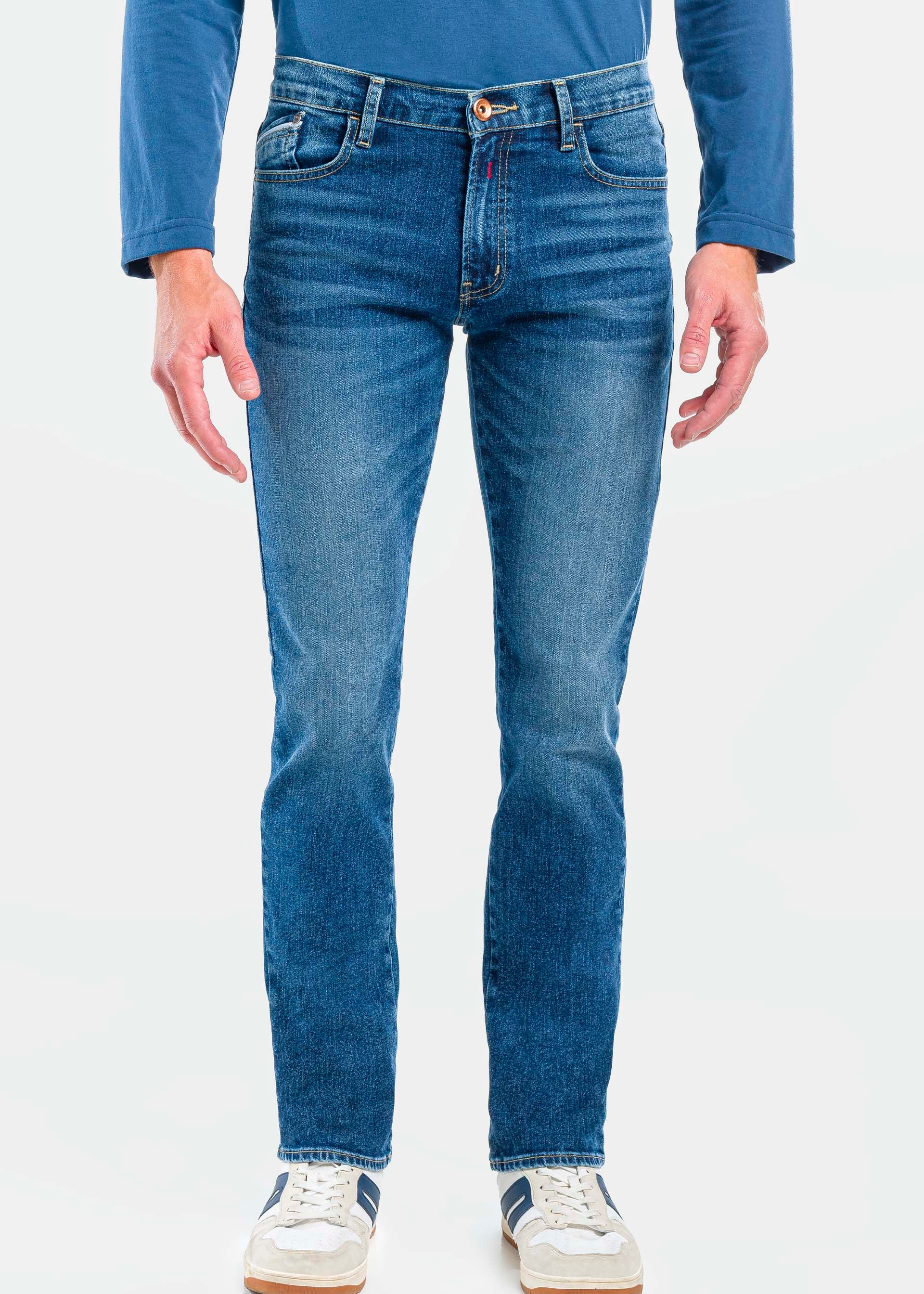 Jeans Moda Hombre Mezclilla Confort Vaxter Slim Straight Agean Oggi