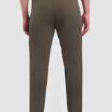 Pantalón Slim Straight Olivo para Hombre - Vaxter