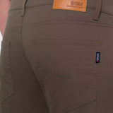 Pantalón Slim Straight Olivo para Hombre - Vaxter