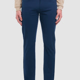 Pantalón Slim Straight Azul Marino para Hombre - Vaxter