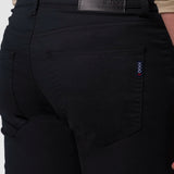 Pantalón Slim Straight Negro para Hombre - Vaxter