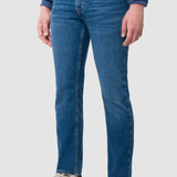 Jeans Slim Straight Azul para Hombre - Vaxter