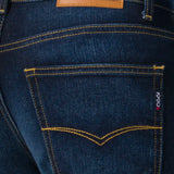 Jeans Slim Straight Azul Oscuro para Hombre - Vaxter