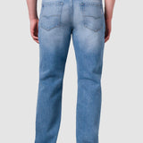 Jeans Slim Straight Azul Claro para Hombre - Vaxter