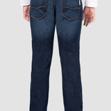 Jeans Straight Azul Oscuro para Hombre - Vaxter