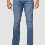 Jeans Straight Azul Claro para Hombre - Vaxter