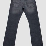Jeans Slim Straight Negro para Hombre - Vaxter