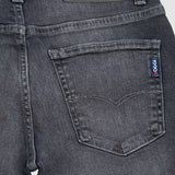 Jeans Slim Straight Negro para Hombre - Vaxter