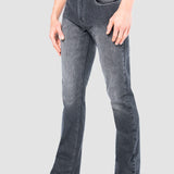 Jeans Slim Straight Negro para Hombre - Vaxter