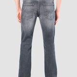 Jeans Slim Straight Negro para Hombre - Vaxter