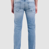 Jeans Slim Straight Azul Claro para Hombre - Vaxter