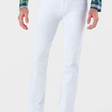 Jeans Slim Straight Blanco para Hombre - Vaxter