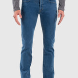 Jeans Moda Hombre Mezclilla Stretch Vaxter Slim Straight Ibiza Oggi