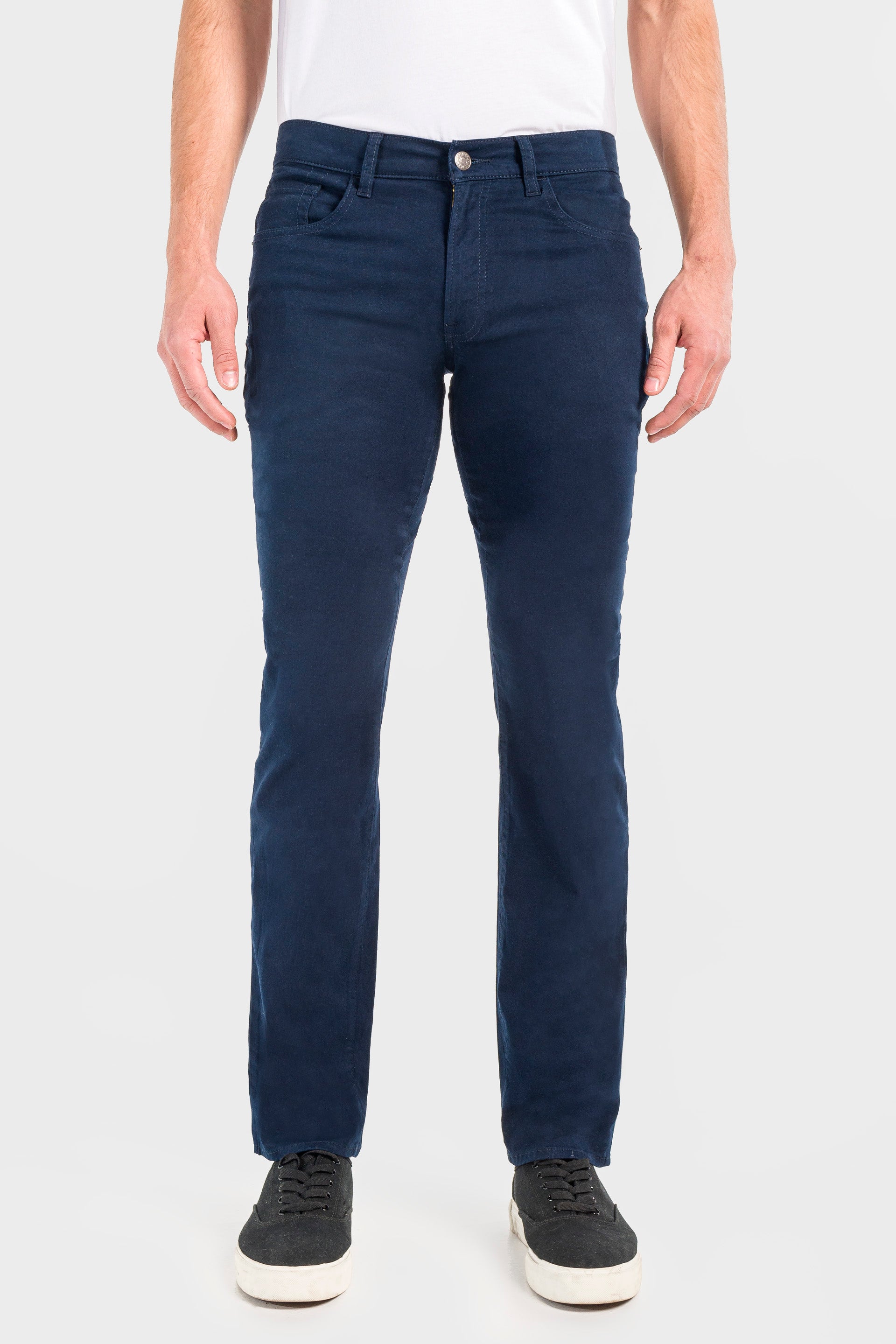 Pantalón Slim Straight Azul Marino para Hombre Vaxter Oggi Jeans