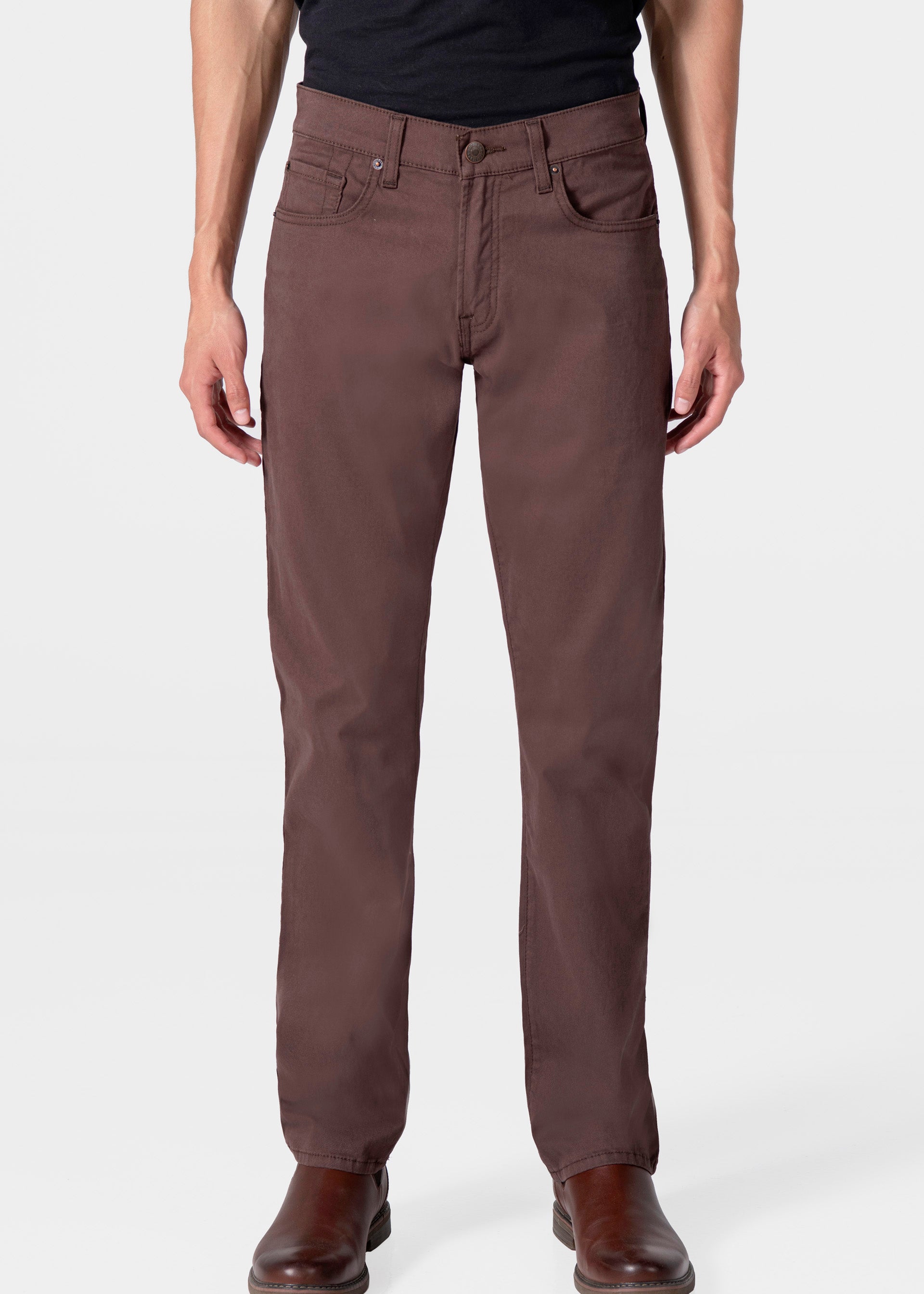 Pantalón Moda Hombre Gabardina Stretch Vaxter Slim Straight Max Oggi