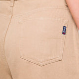 Jeans Amplio Khaki para Mujer - Wide Leg