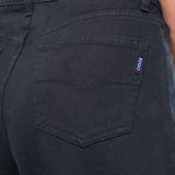 Jeans Amplio Negro para Mujer - Wide Leg