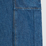 Jeans Amplio Azul para Mujer - Wide Leg
