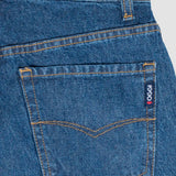 Jeans Amplio Azul para Mujer - Wide Leg