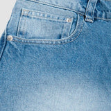 Jeans Amplio Azul Claro para Mujer - Wide Leg