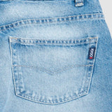 Jeans Amplio Azul Claro para Mujer - Wide Leg