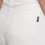 Jeans Amplio Blanco para Mujer - Wide Leg